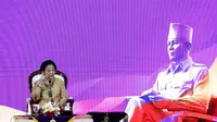 Presiden kelima RI Megawati Soekarnoputri mengungkapkan kekesalannya dengan kondisi Polri akhir-akhir ini, di mana, sejumlah pejabatnya yang terjerat kasus. Salah satunya, kasus mantan Kadiv Propam Polri Irjen Ferdy Sambo. (Lioutan6.com/Lizsa Egeham)