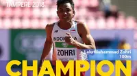 Lalu Muhammad Zohri jadi juara dunia Atletik U-20, warganet ramai-ramai memberikan ucapan selamat. (Foto: Twitter/IFFA)