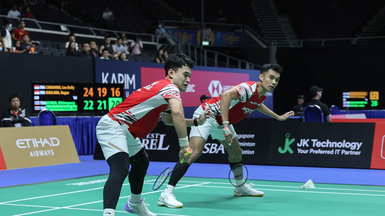 Leo Rolly Carnando/Bagas Maulana - Singapore Open 2025 - Bulu Tangkis