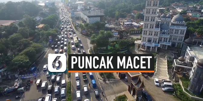 VIDEO: Pantauan Udara Terkini Kawasan Puncak, Macet Panjang 5 KM