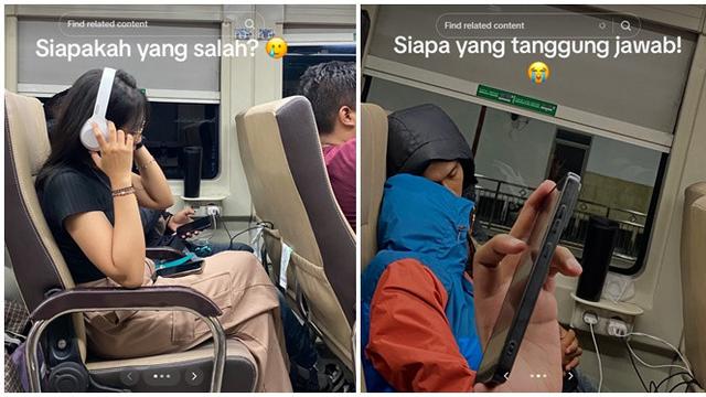 Wanita Ini Tak Sadar Tidur di Pundak Pria Tak Dikenal ketika di Kereta, Akui Nyaman