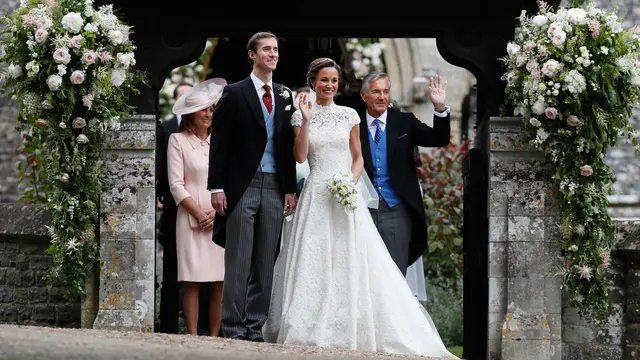 20170520-Pippa Middleton Resmi Menikah dengan Miliuner-AFP