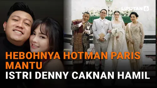 VIDEO: Hebohnya Hotman Paris Mantu, Istri Denny Caknan Hamil