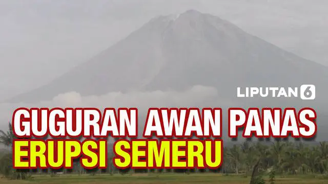 Erupsi Gunung Semeru masih terus terjadi. Semeru terpantau keluarkan awan pana guguran pada Rabu (22/12) malam. Guguran awan panas terlihat bergerak hingga 5 kilometer.