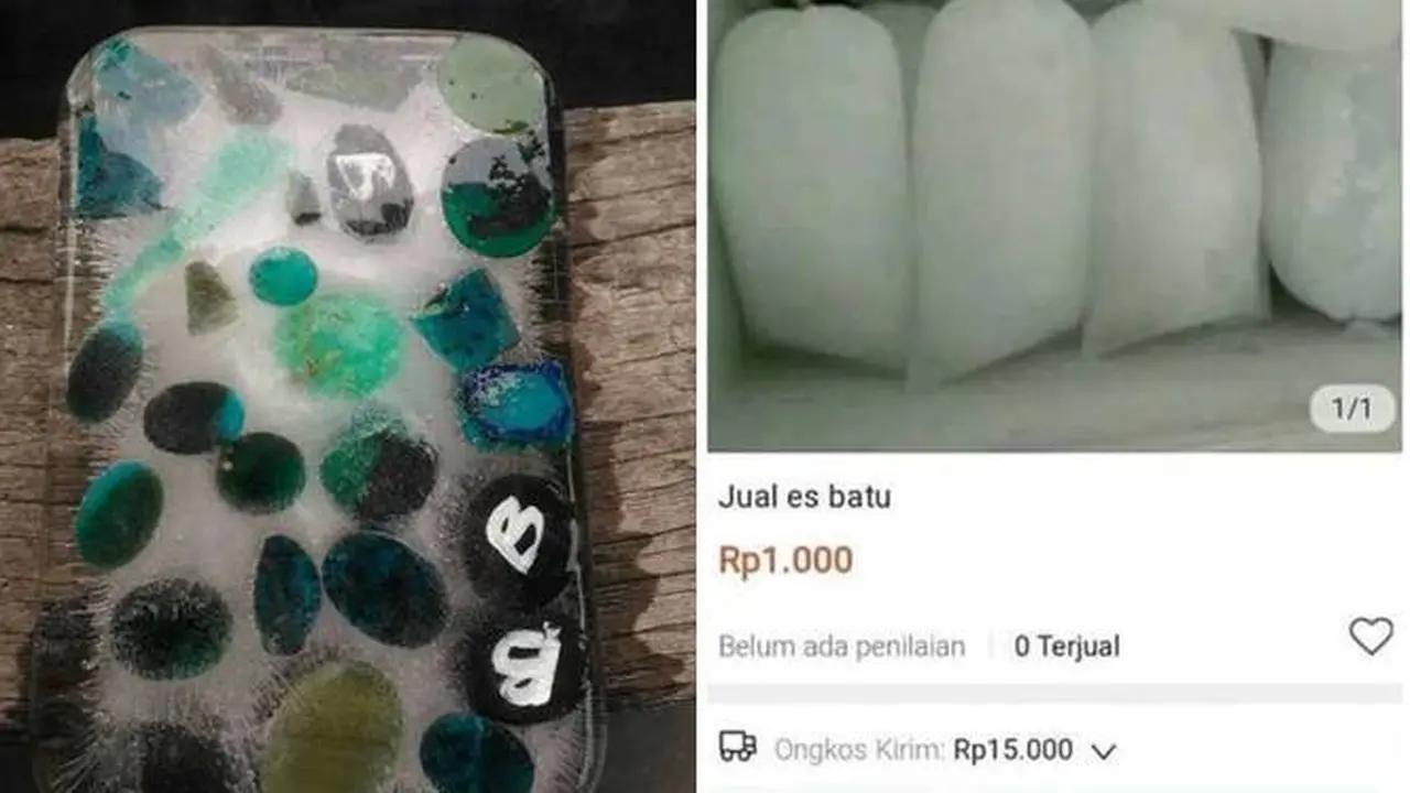 6 Potret Absurd Orang Jual Es Batu Ini Bikin Tepuk Jidat