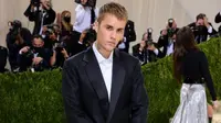 Justin Bieber menghadiri The 2021 Met Gala di in New York City (13/9/2021). (AFP/Theo Wargo / GETTY IMAGES NORTH AMERICA / Getty Images via AFP)