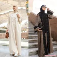 Modestwear monokrom kembali jadi tren dengan desain yang lebih modern dan versatile (Benang Jarum)