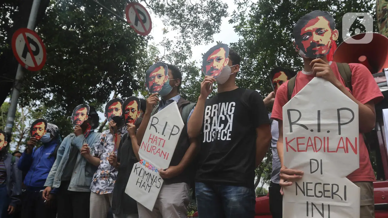 Aksi Peringatan 18 Tahun Kematian Munir