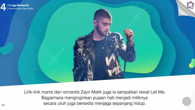 [Bintang] 5 Lagu Romantis Persembahan Zayn Malik