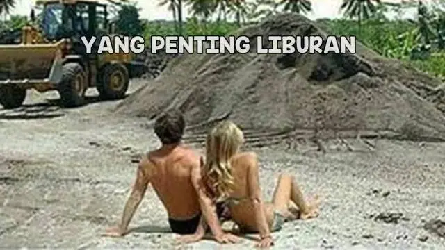 8 Potret Nyeleneh Orang Liburan Low Budget Ini Kasihan Banget
