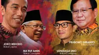 Infografis Headline Jokowi-Ma'ruf Amin Vs Prabowo Subianto-Sandiaga Uno. (Liputan6.com/Triyasni)