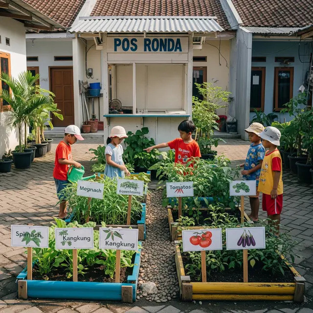9 Ide Kebun Sayur di Sekitar Pos Ronda untuk Aktivitas Warga, Jadi Sumber Pangan