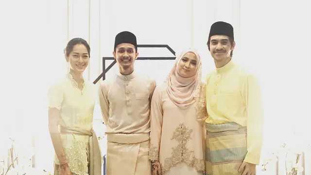Inspirasi Model Kebaya Couple Modern untuk Acara Resmi (credit: instagram/prisia)