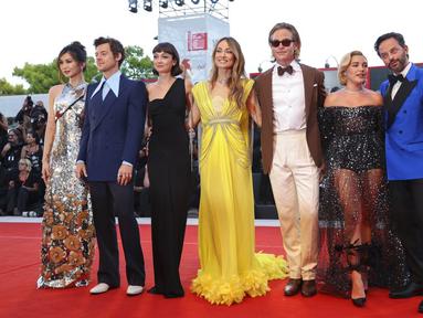 Premier Don't Worry Darling di Festival Film Venesia 2022. (Foto: Vianney Le Caer/Invision/AP)
