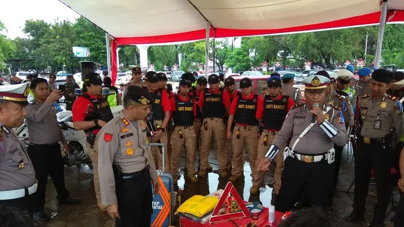 Kapolres Gowa bentuk tim anggota tim anti bandit (Liputan6.com/ Eka Hakim)