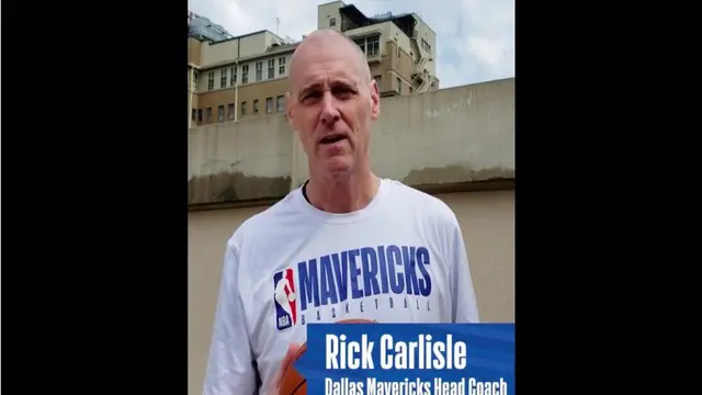 Berita Video Pelatih Klub NBA, Rick Carlisle Ajarkan Teknik Dasar Basket dan Kampanyekan Social Distancing