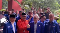 Tiba di Kantor PDIP, Zulhas dan Rombongan PAN Disambut Hasto