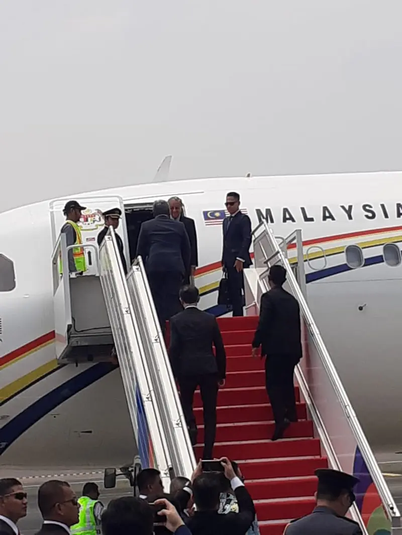 PM Malaysia, Dr. Mahathir Mohamad tiba di Jakarta