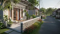 10 Inspirasi Teras dengan Dinding Rendah di Rumah Desa 2026, Terlihat Modern dan Nyaman