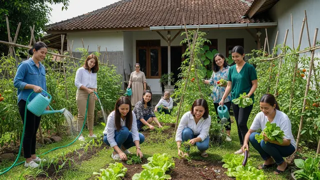 Kebun Sayur untuk Ibu-Ibu Arisan