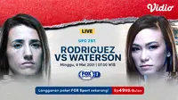 Streaming UFC Vegas 26 : Marina Rodriguez vs Michelle Waterson di FOX Sports. (Sumber : dok. vidio.com)