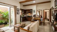 6 Desain Rumah Keluarga dengan Tiga Kamar Tidur dan Area Penyimpanan Tersembunyi