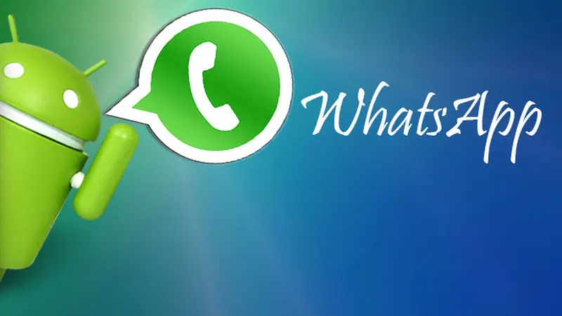 Ilustrasi Android dan Whatsapp