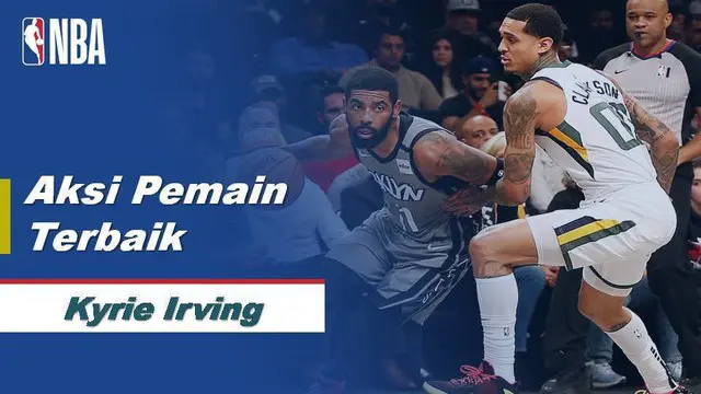 Berita Video Kyle Irving sukses cetak 32 Poin namun gagal bawa Brooklyn Nets menang atas Utah Jazz.