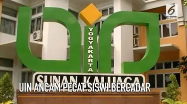 UIN Yogyakarta mengancam siswi yang memakai cadar akan dipecat