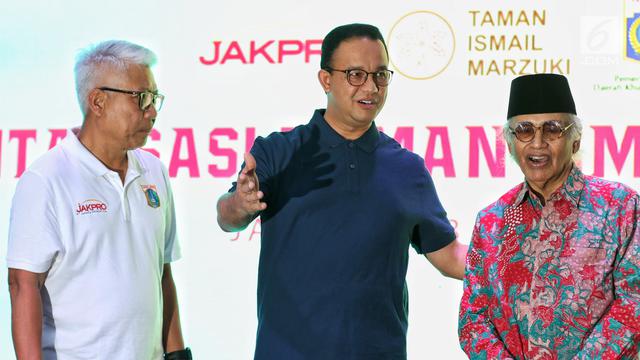 Anies Baswedan Buka Proyek Revitalisasi Taman Ismail Marzuki