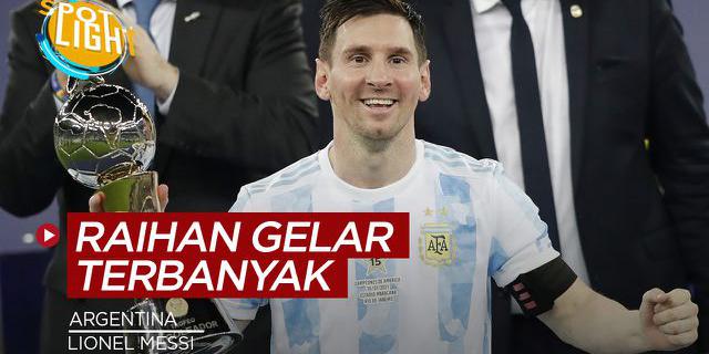 VIDEO: Lionel Messi Masih yang Terbaik, Berikut 4 Pemain Argentina dengan Raihan Trofi Terbanyak