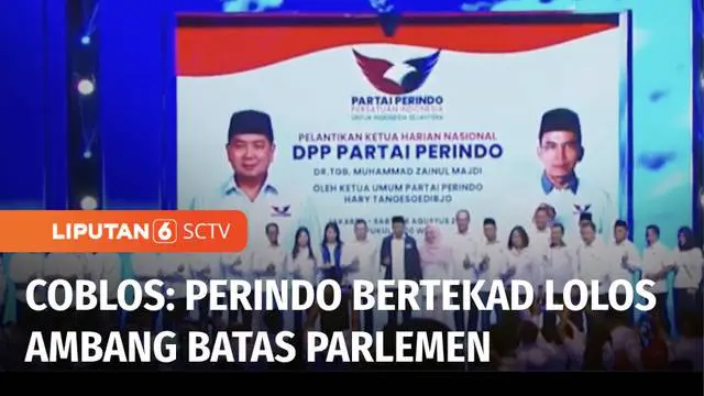 Setelah gagal di pemilu 2019, Partai Perindo bertekad lolos ambang batas parlemen di Pemilu 2024. Selain menggandeng sejumlah tokoh dan selebritas, Partai Perindo juga menggencarkan program pembinaan UMKM di berbagai daerah.