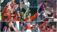 Final Liga Champions antara Manchester United kontra Bayern Munchen pada Mei 1999 menjadi salah satu final paling dramatis dan dikenang. MU mampu membalikkan keadaan usai mencetak 2 gol di masa injury time yang membuat Setan Merah akhirnya menang 2-1.
