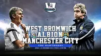 West Browich Albion vs Manchester City (Liputan6.com/Sangaji)