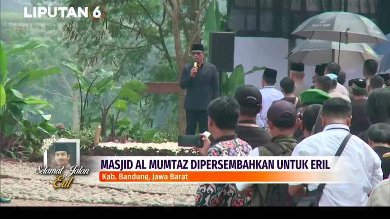 Usai Pemakaman Eril, Ridwan Kamil Secara Resmi Umumkan Nama Masjid Al-Mumtaz yang Tengah Dibangun