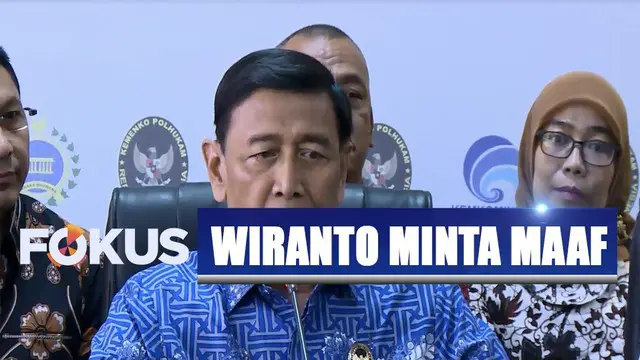 Pernyataan Wiranto ini sempat menuai reaksi di media sosial. Wiranto mengatakan dia tidak sengaja melontarkan pernyataan tersebut.