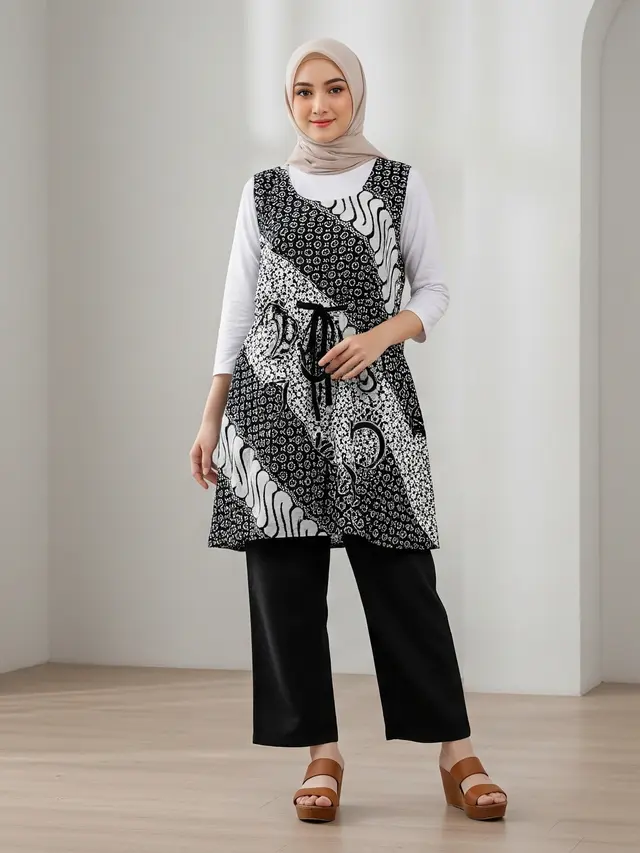 Rekomendasi Model Dress Batik untuk Anak Muda/Ilustrasi oleh AI