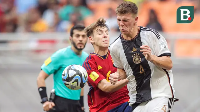 Foto: Aksi-Aksi Spartan Timnas Spanyol dan Timnas Jerman saat Bertemu di Perempat Final Piala Dunia U-17 2023