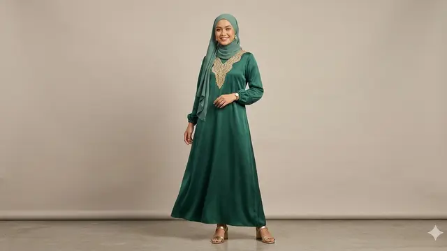 Ide Outfit Lebaran untuk Kulit Sawo Matang agar Terlihat Cerah. Gemini