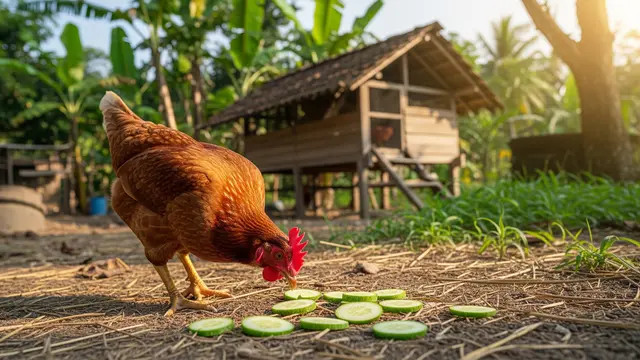 Apakah Ayam Boleh Makan Mentimun? Pahami Cara Benar dan Segudang Manfaatnya