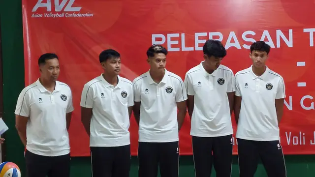 Pelepasan timnas voli di Padepokan Voli, Sentul, Bogor
