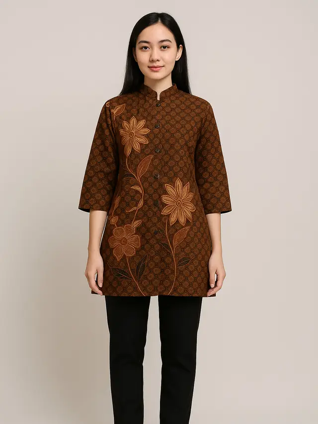 Model Tunik Batik Cocok untuk Kuliah