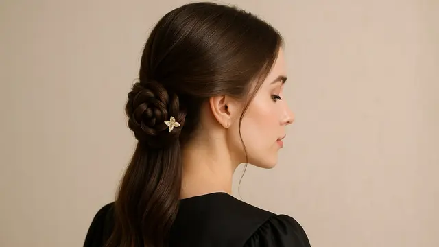 Model Rambut Panjang Wisuda Modern dan Elegan