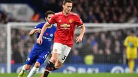 3. Nemanja Matic - Gelandang berkebangsaan Serbia tersebut merupakan pemain favorit yang dimiliki Mourinho. Cedera diawal musim membuat permainan Matic menurun. (AFP/Fabrice Coffrini)