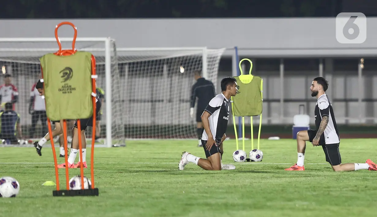 Sebelumnya, seluruh pemain timnas Indonesia sudah bergabung dan menginap di Jakarta. (Liputan6.com/Angga Yuniar)
