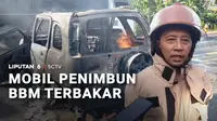 Sebuah minibus yang memuat tumpukan jeriken berisi BBM, ludes terbakar tepat di depan SPBU Sukomoro, Kabupaten Nganjuk, Jawa Timur, pada Sabtu siang. Akibat insiden ini, dua penumpang termasuk seorang anak harus dilarikan ke puskesmas terdekat.