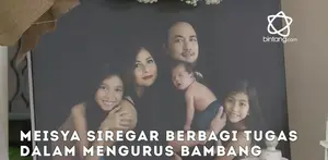 Meisya Siregar dan Bebi Romeo ajak anak-anaknya mengurus Bambang bersama.