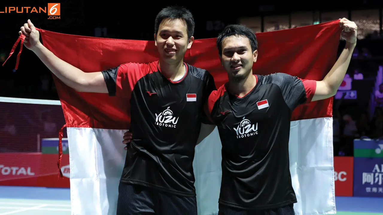 Banner Infografis Ahsan/Hendra Legenda Baru Bulu Tangkis