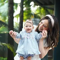 Gaya OOTD Claire Herbowo Anak Shandy Aulia. (Sumber: Instagram.com/missclaireherbowo)