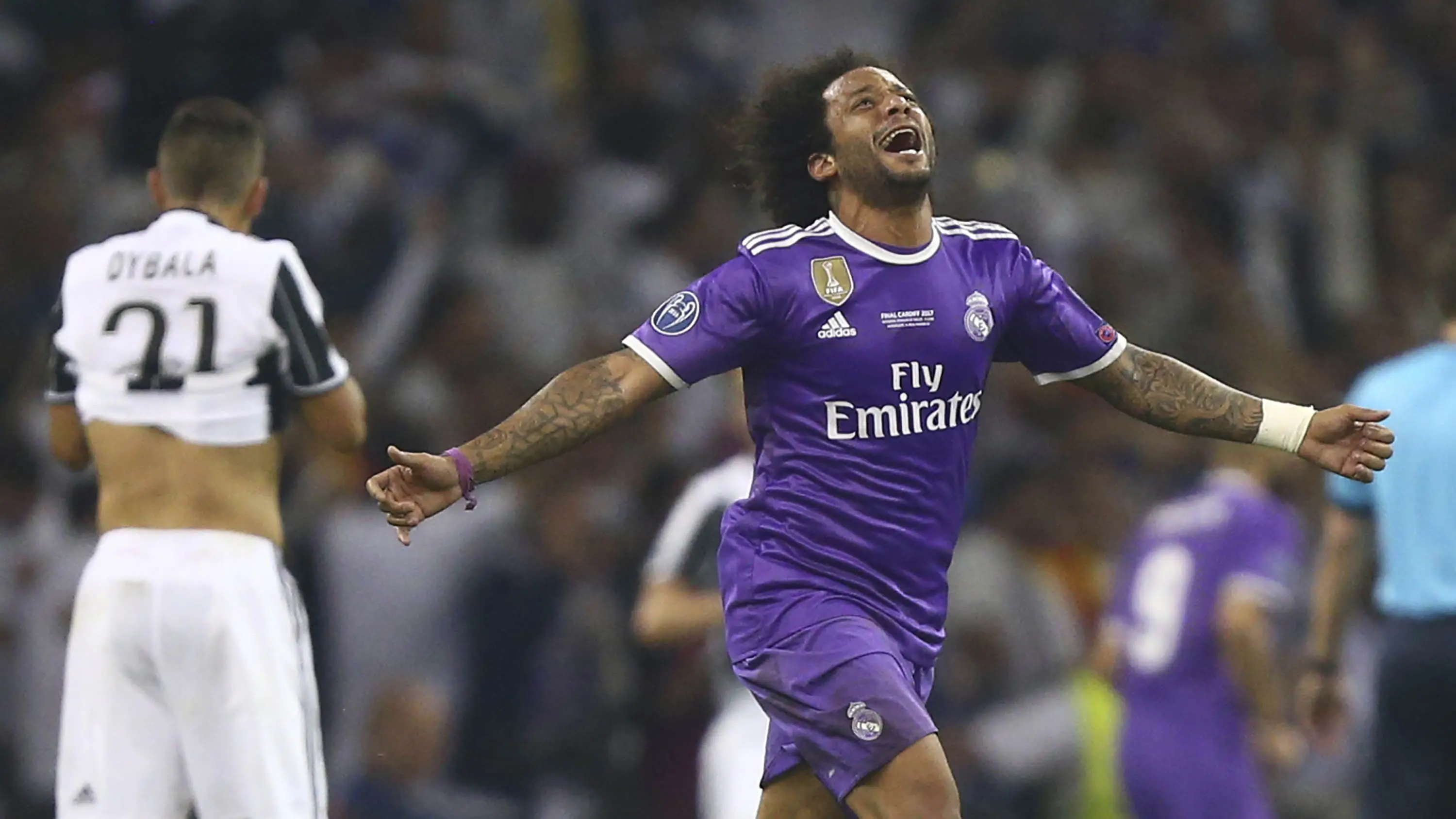 Marcelo (Real Madrid) - Bek Kiri. (AP/Dave Thompson)